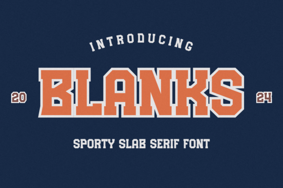 Blanks Font: Bold, Sporty, and Ready for Action