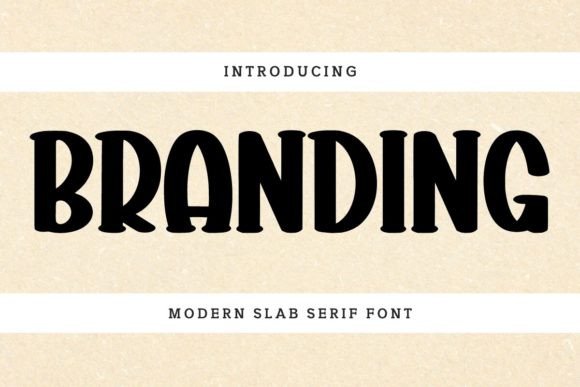 Branding: A Playful Slab Serif Font for Eye-Catching Designs