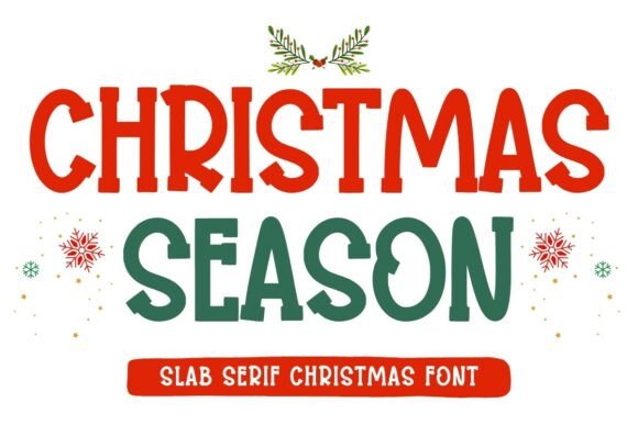 Christmas Season: A Festive Font for Eye-Catching Designs