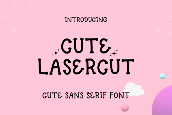 Cute Lasercut: A Modern Slab-Serif Typeface for the Contemporary Designer