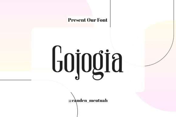 Gojogia: A Modern Slab Serif Font for Professional and Creative Projects