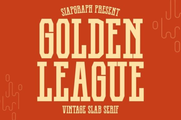 Golden League: A Festive Font for Bold Design Statements
