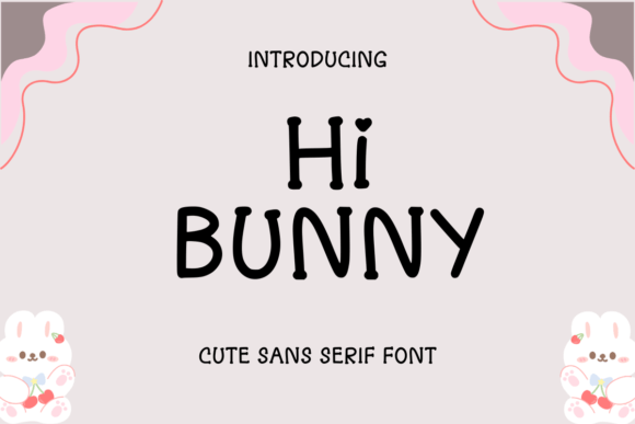 Hi Bunny: A Modern Slab-Serif Typeface for Creative Clarity