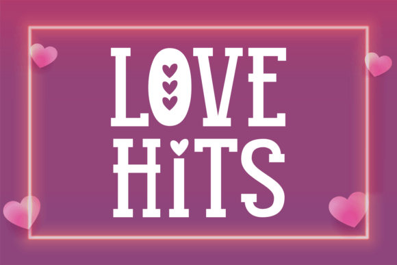 Love Hits: A Slab Serif Font for Romantic and Creative Typography