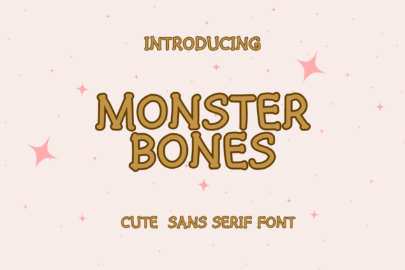 Monster Bones: A Modern Slab-Serif Typeface for Clean and Polished Designs