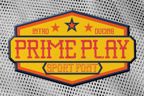 Prime Play: A Bold Font for Dynamic Designs
