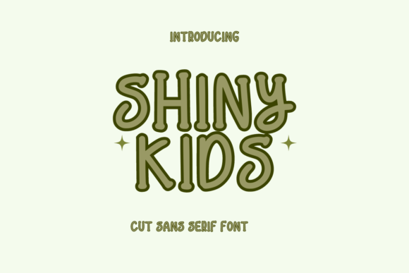 Shiny Kids: A Modern Slab-Serif Typeface for Contemporary Design