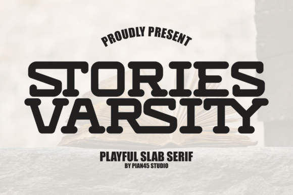 Stories Varsity: A Bold Font for Capturing the Spirit of College and Beyond