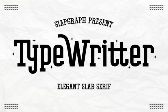 Typewritter: A Strategic Slab Serif Font for Festive and Everyday Design