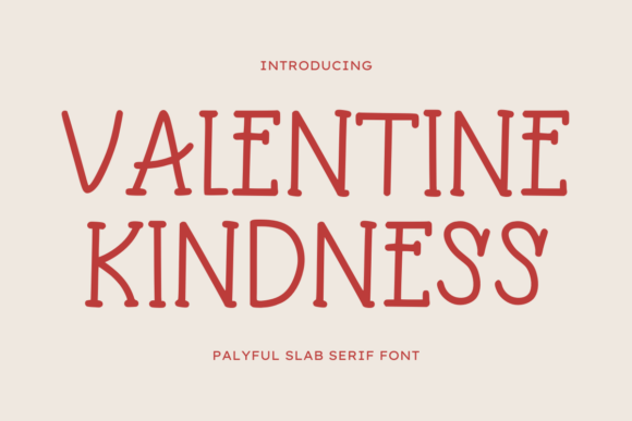 Valentine Kindness: A Font That Merges Emotion and Design