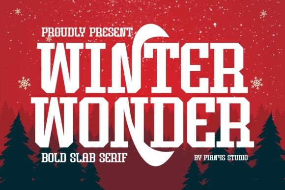 Winter Wonder: A Festive Font for Holiday Projects with a Unique Design Flair
